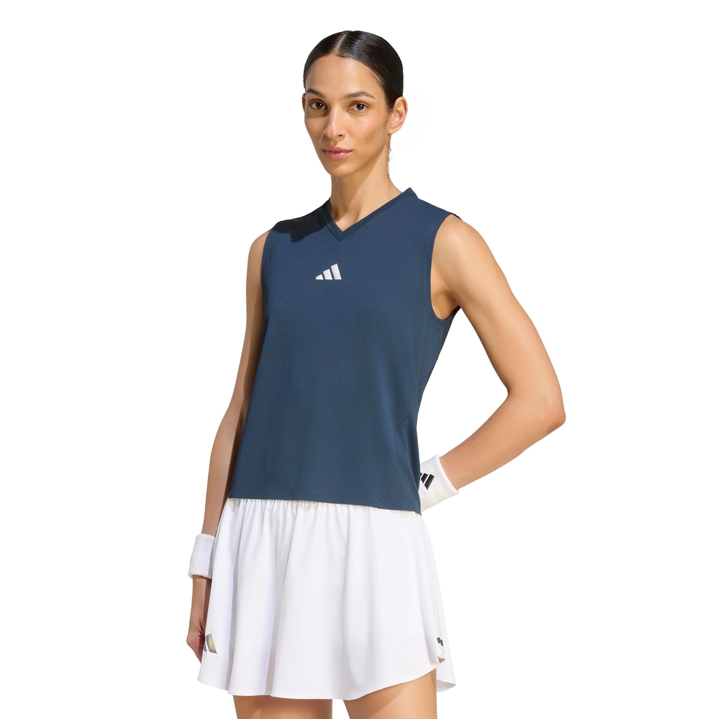 adidas Match Pro Camiseta de tirantes Mujeres - azul oscuro