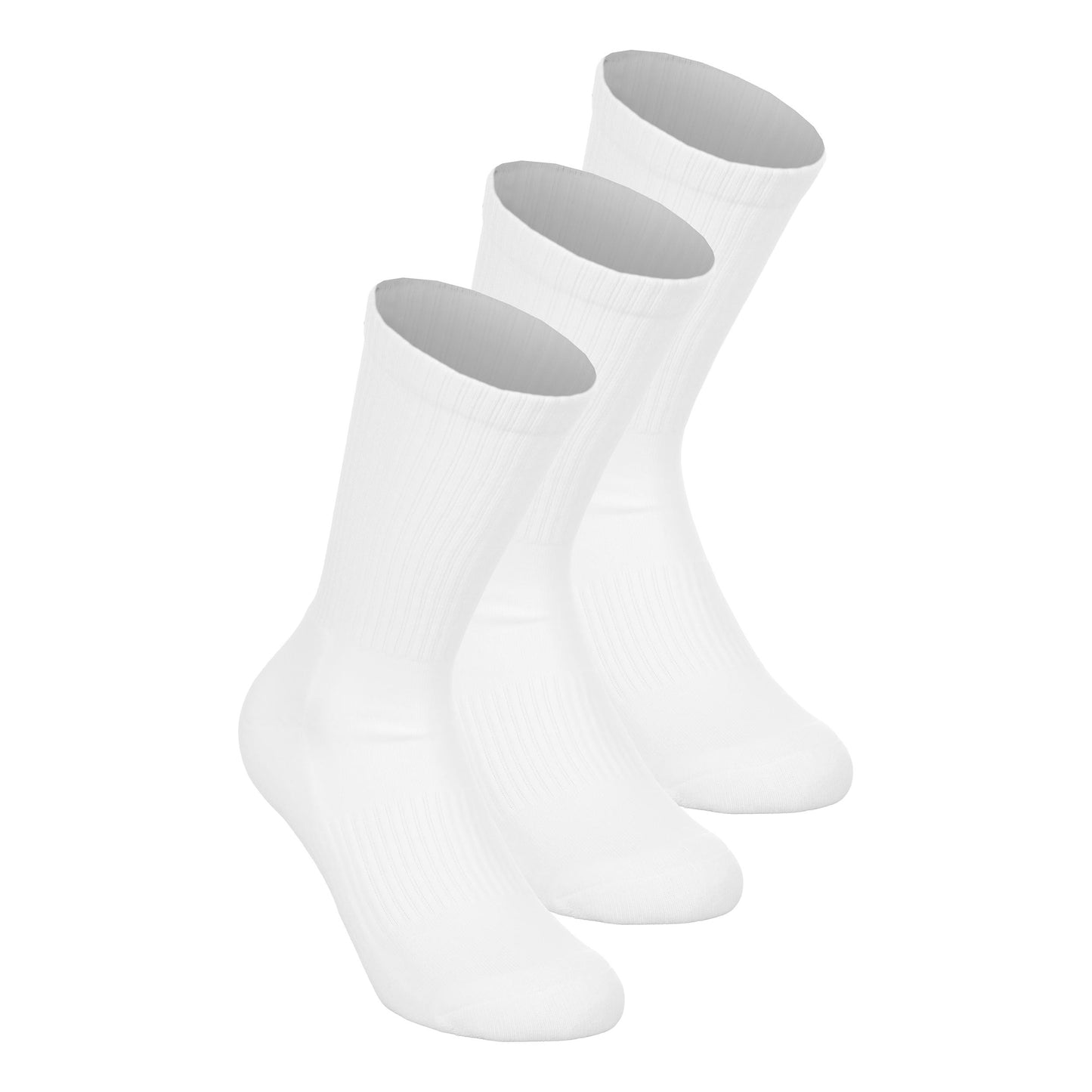 Padel-Point Padel Calcetines de tenis Pack de 3 Unisex - blanco