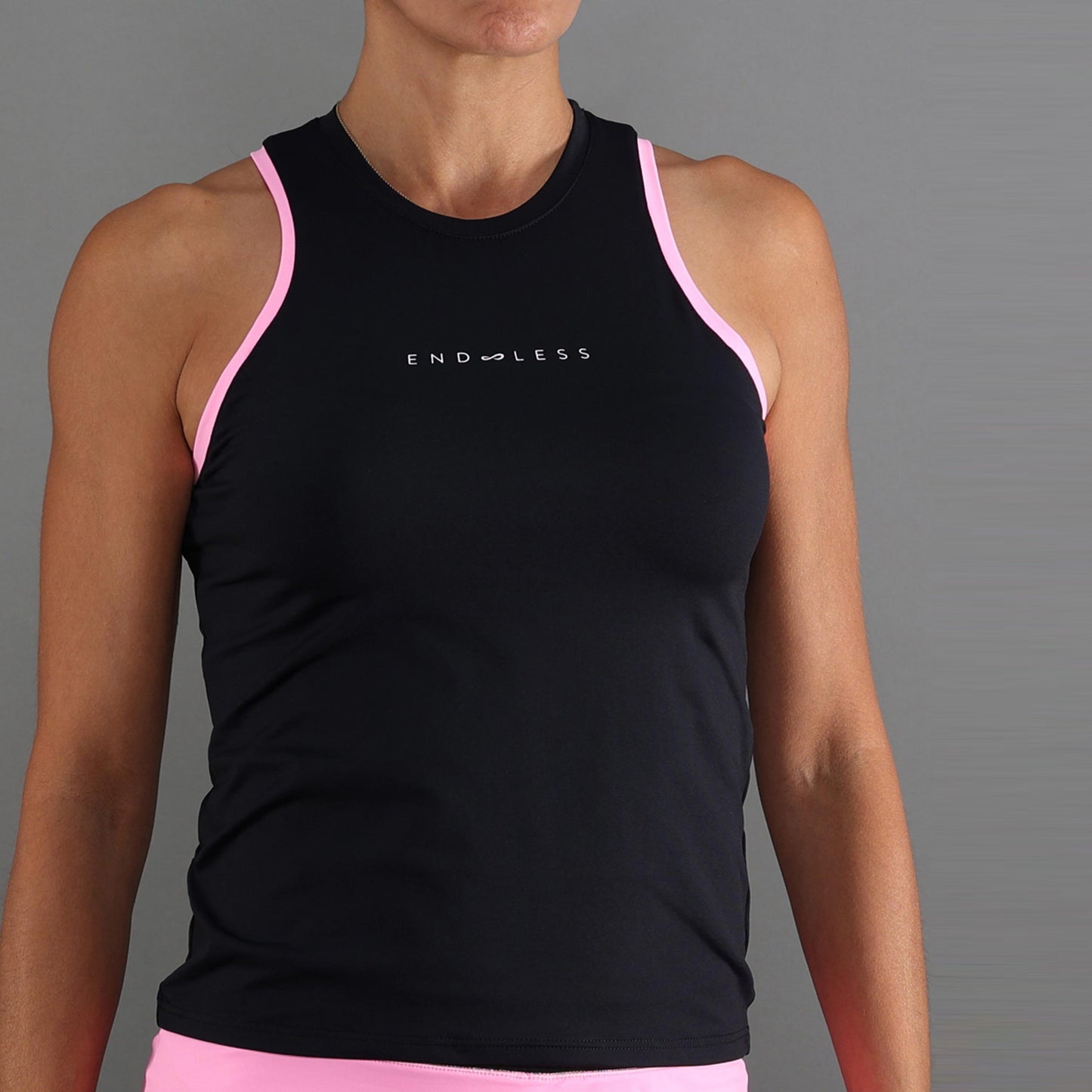 Endless ESSENTIAL Camiseta de tirantes Mujeres - negro, rosa