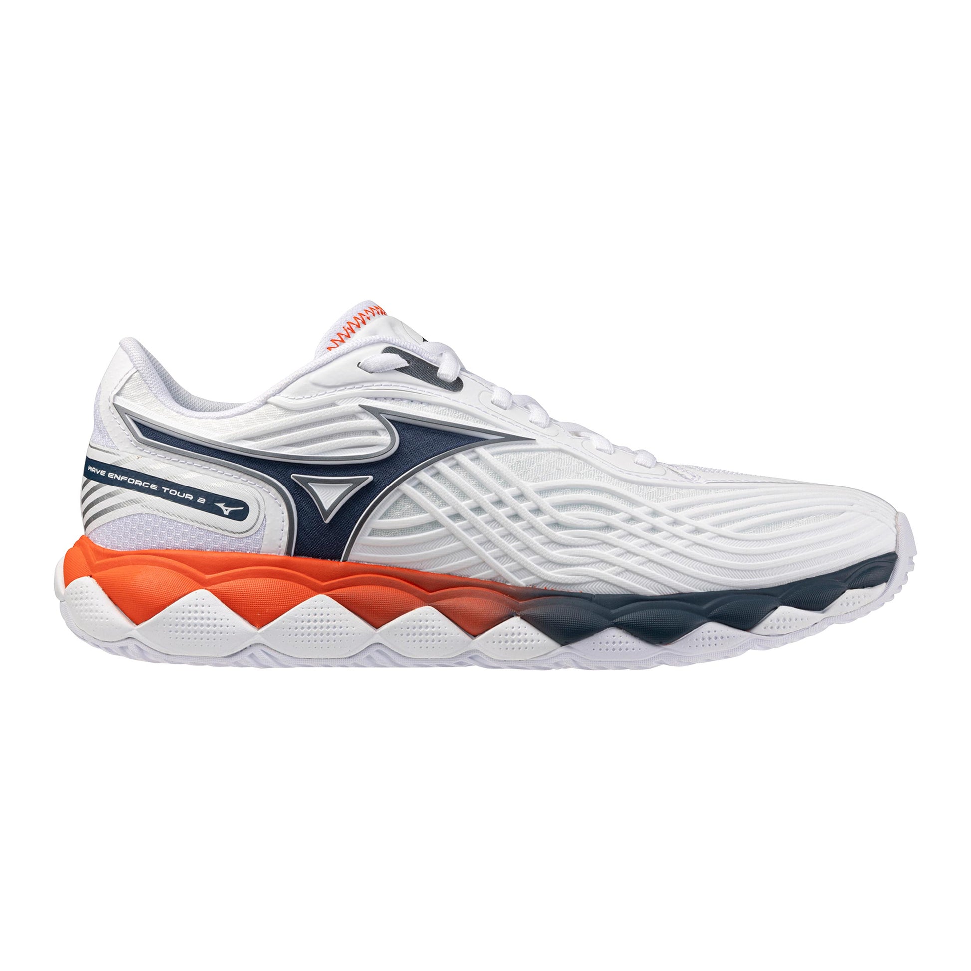 Mizuno Wave Enforce Tour 2 Zapatilla todas las superficies Hombres - blanco, azul