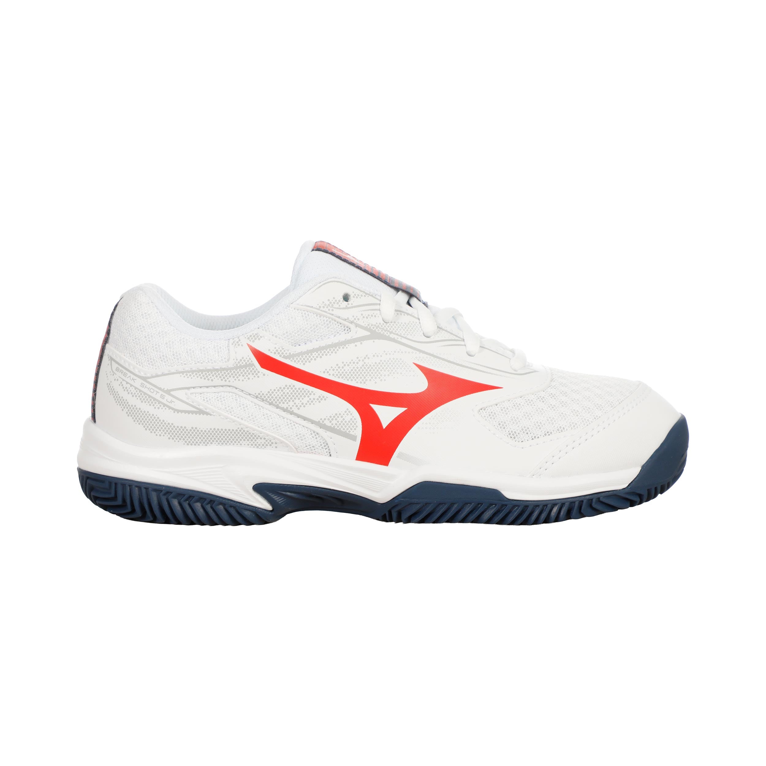 Mizuno Break Shot 5 Zapatilla tierra batida Niños - blanco, naranja