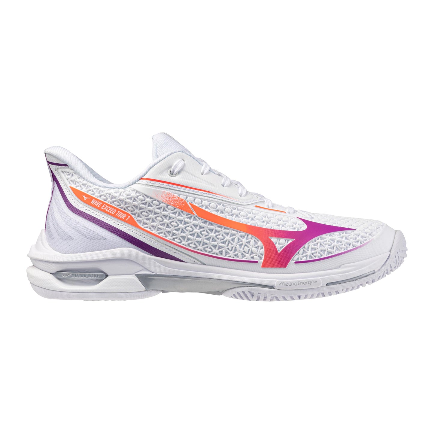 Mizuno Wave Exceed Tour 7 Zapatilla todas las superficies Mujeres - blanco, lila