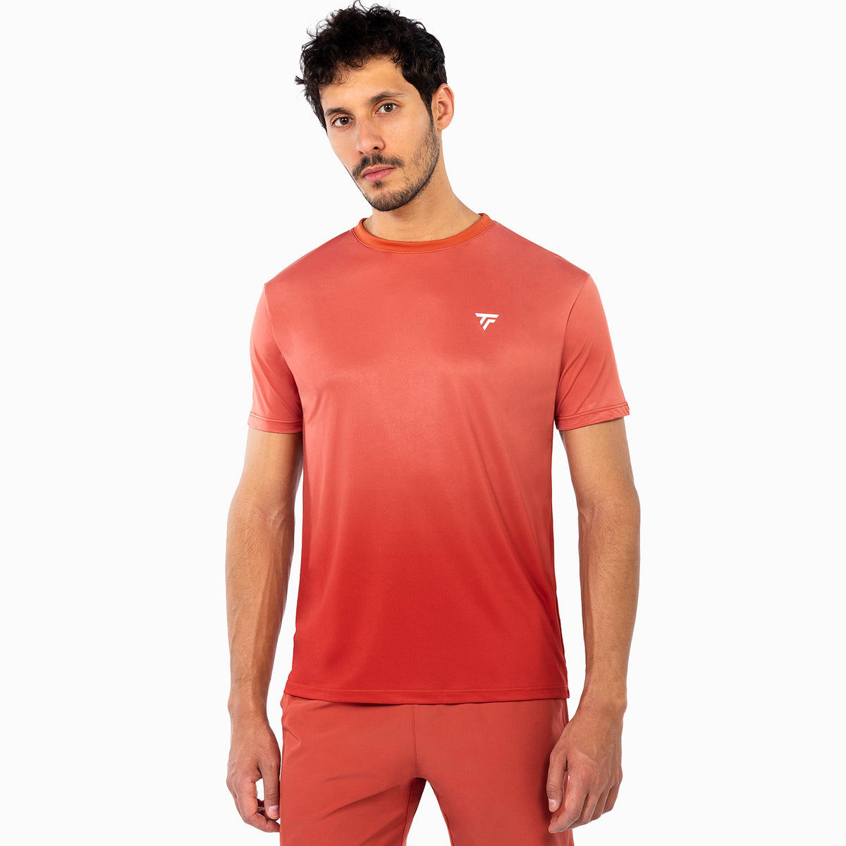 Tecnifibre X-Loop Camiseta de manga corta Hombres - rojo anaranjado