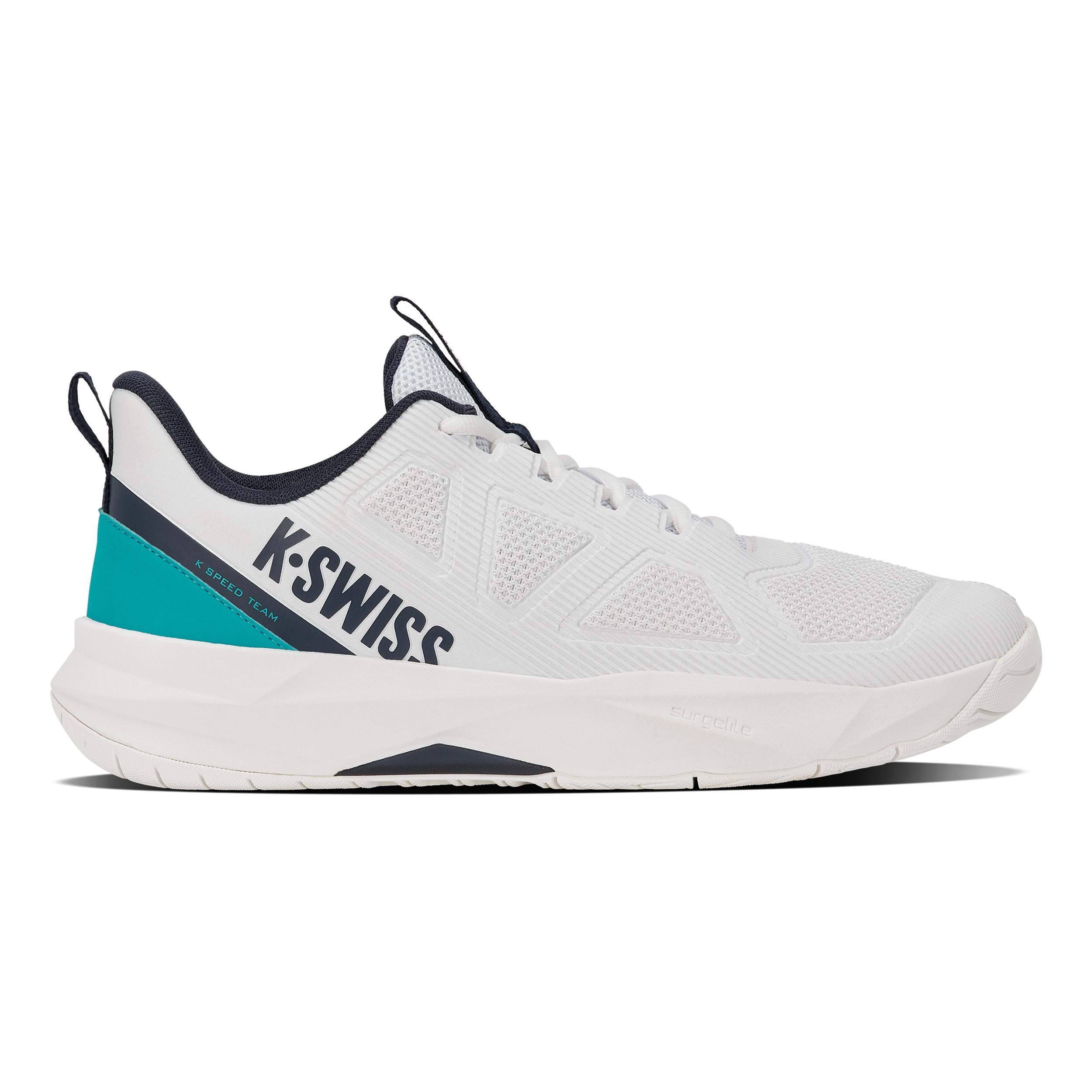 K-Swiss K-Speed Team Zapatilla todas las superficies Hombres - blanco, turquesa