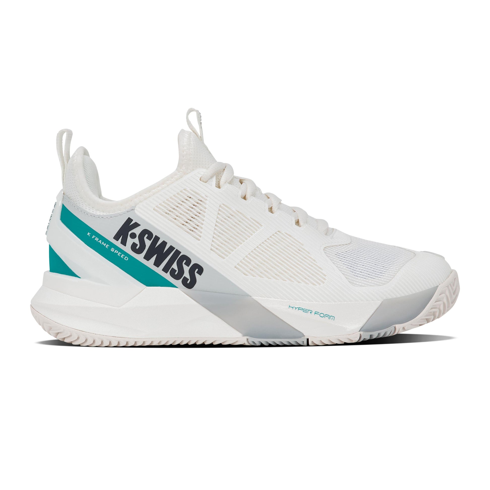 K-Swiss K-Frame Speed Zapatilla tierra batida Mujeres - blanco, turquesa
