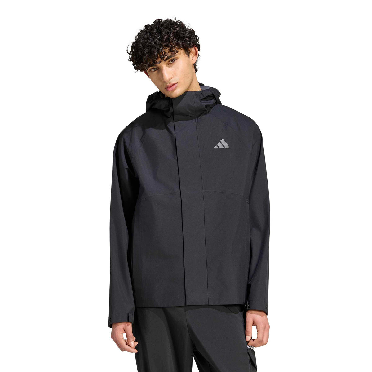 adidas Essentials Rain jacket Hombres - negro
