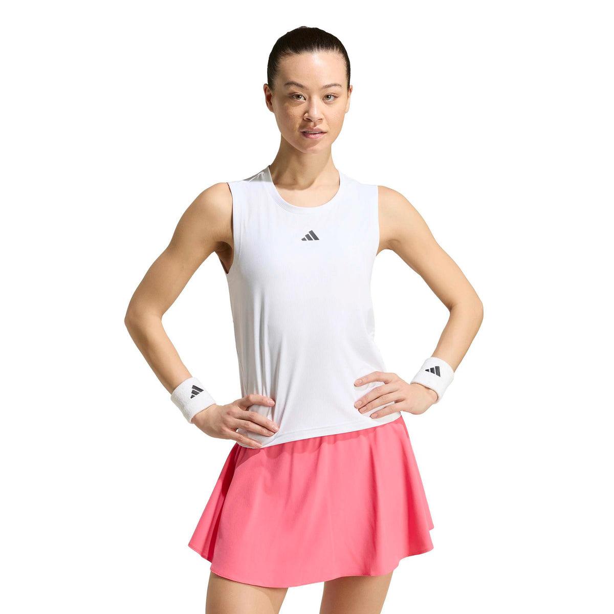 adidas Match Camiseta de tirantes Mujeres - blanco