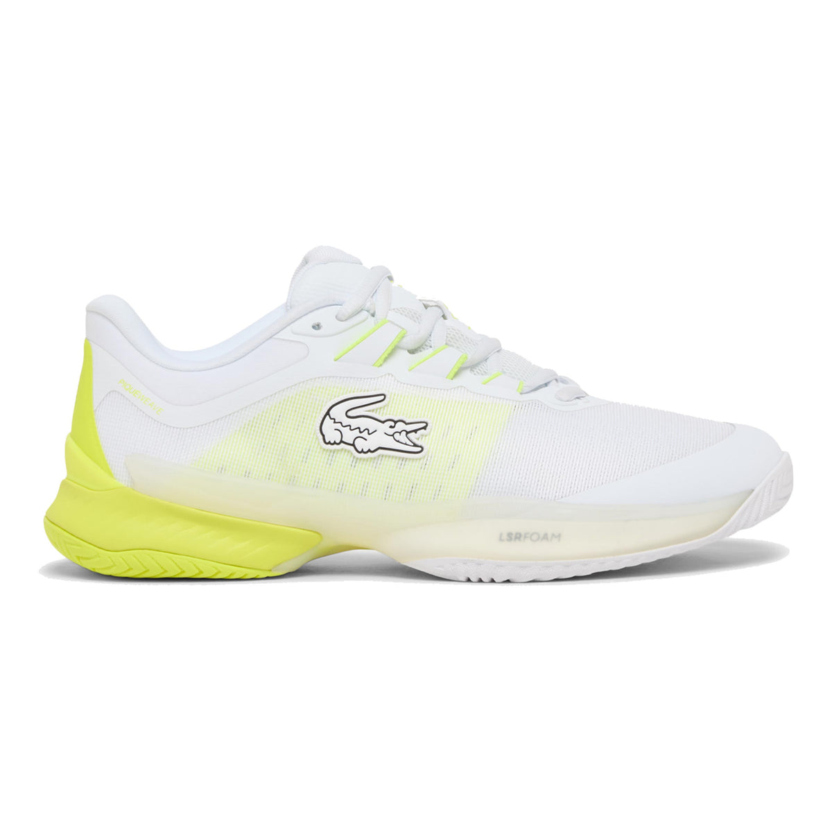 Lacoste AG-LT Ultra Zapatilla todas las superficies Hombres - blanco, amarillo