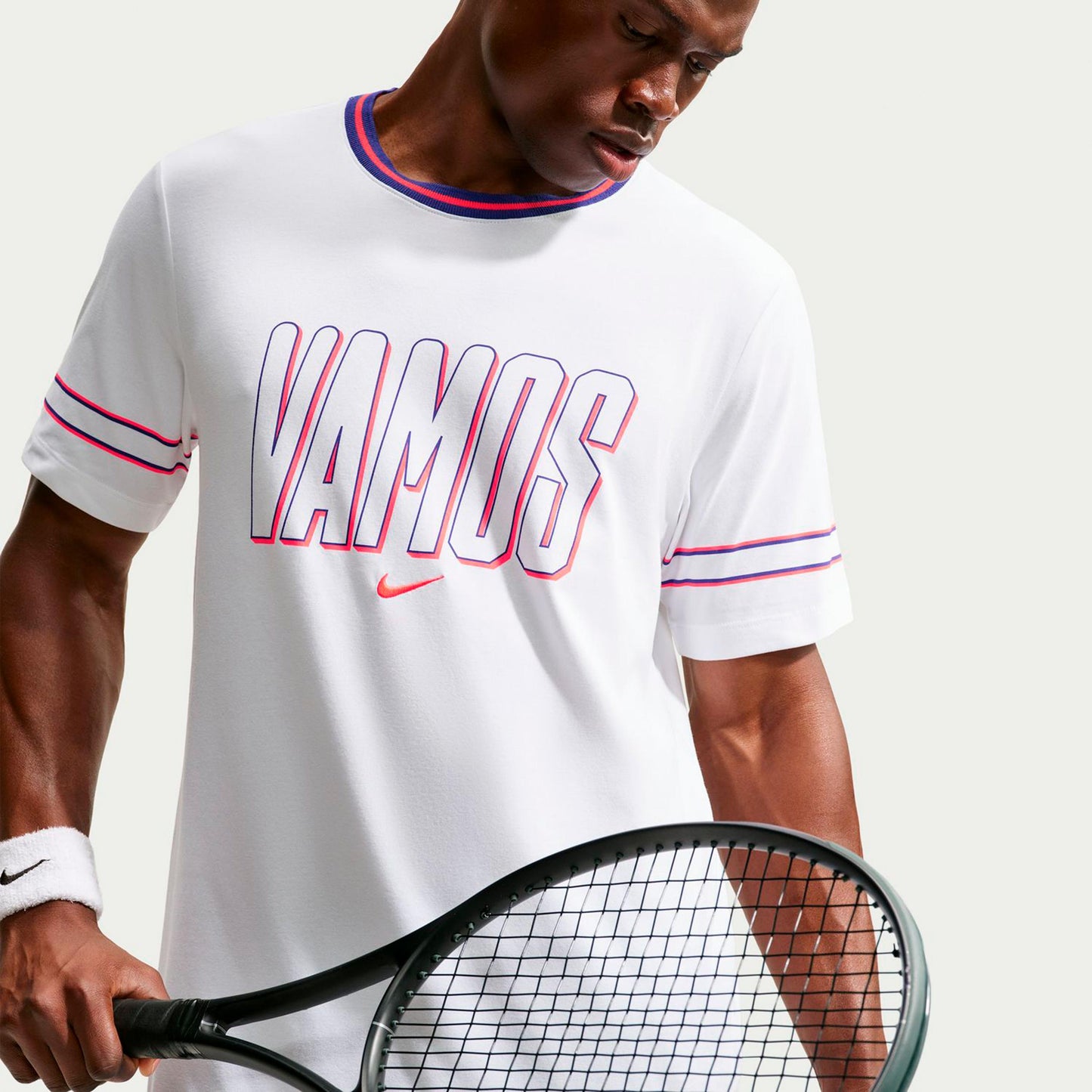 Nike Court Dri-Fit Camiseta de manga corta Hombres - blanco
