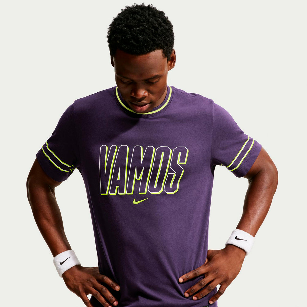 Nike Court Dri-Fit Camiseta de manga corta Hombres - morado oscuro