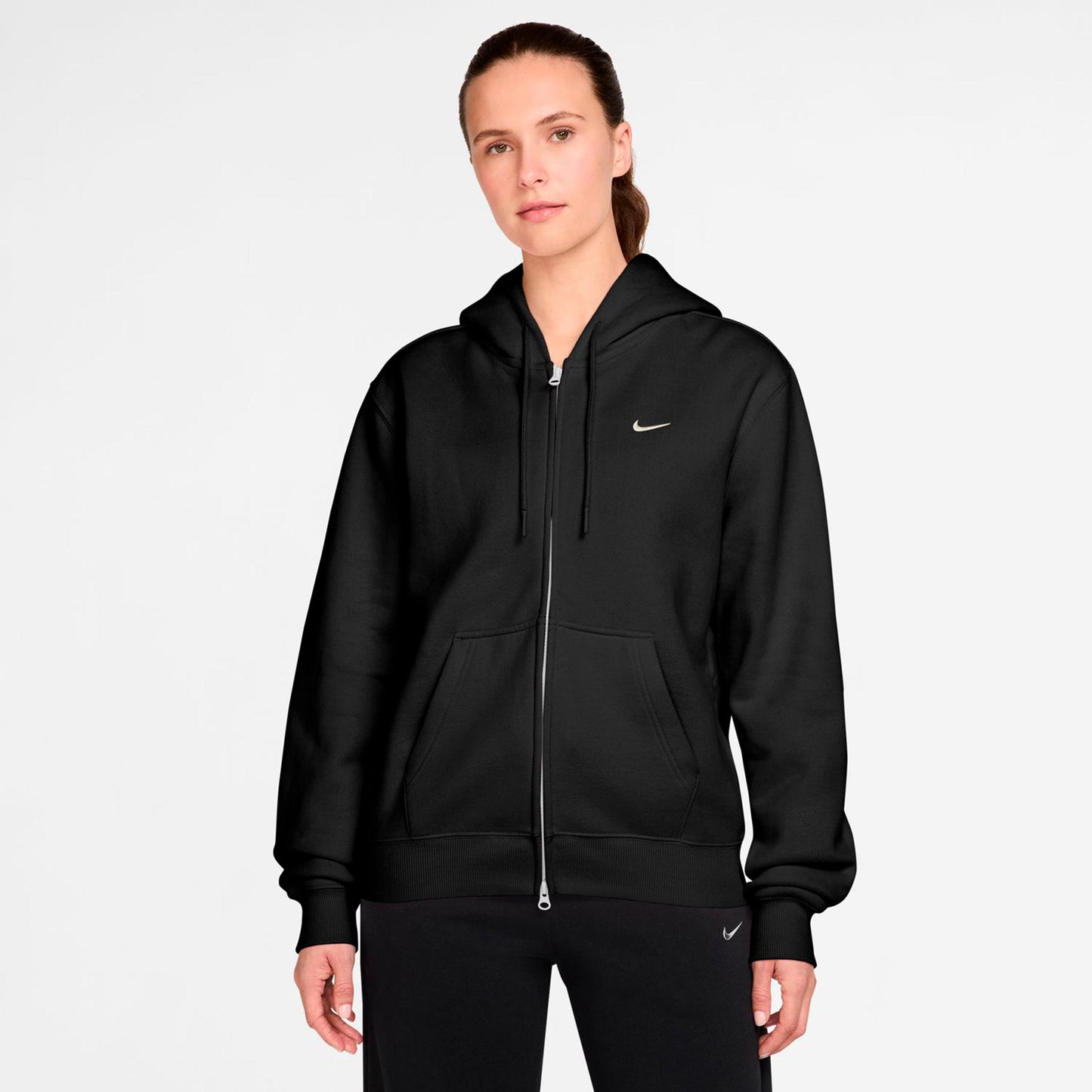 Nike Studio Fleece Sudadera con cremallera Mujeres - negro