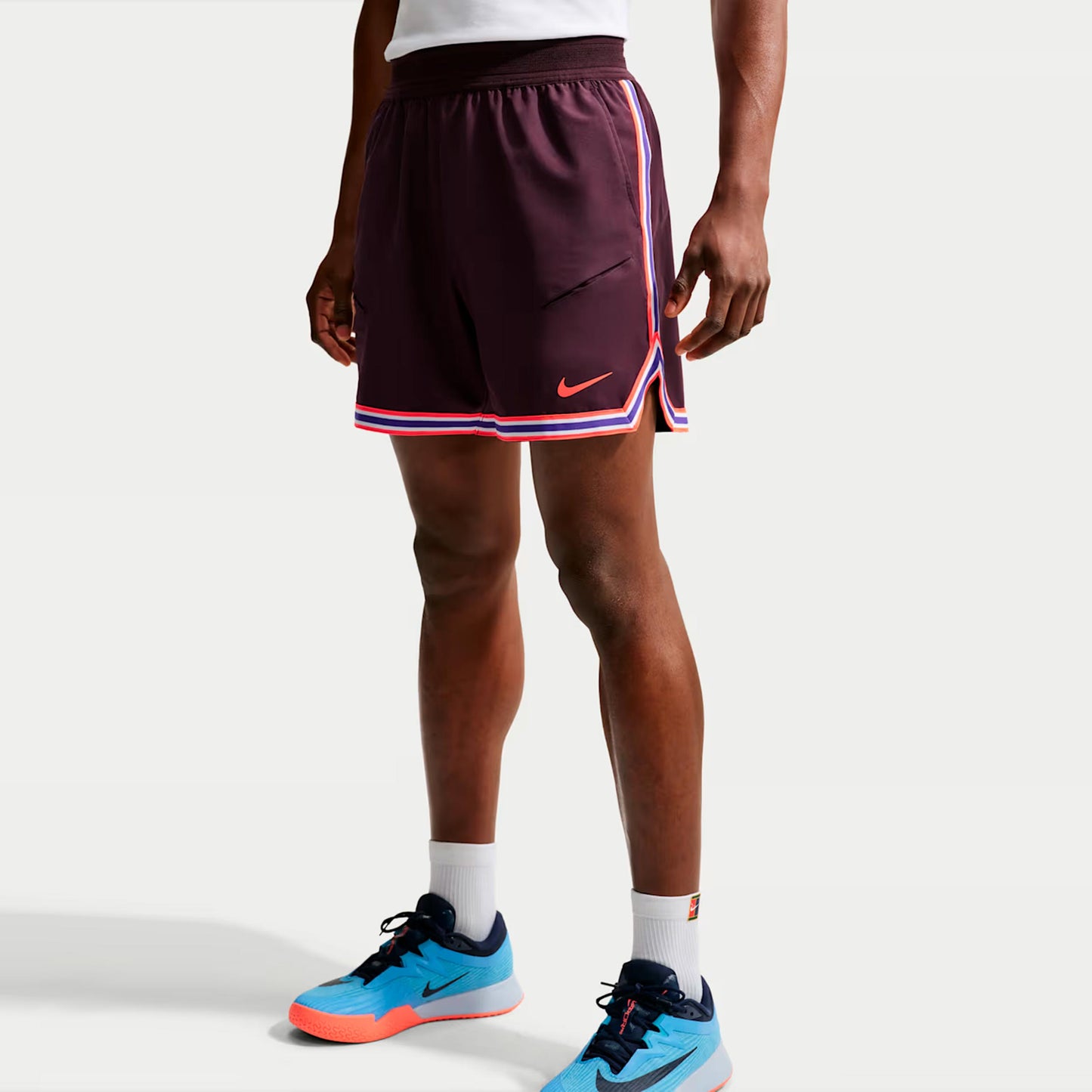 Nike Carlos Alcaraz Court Slam Shorts Hombres - rojo oscuro