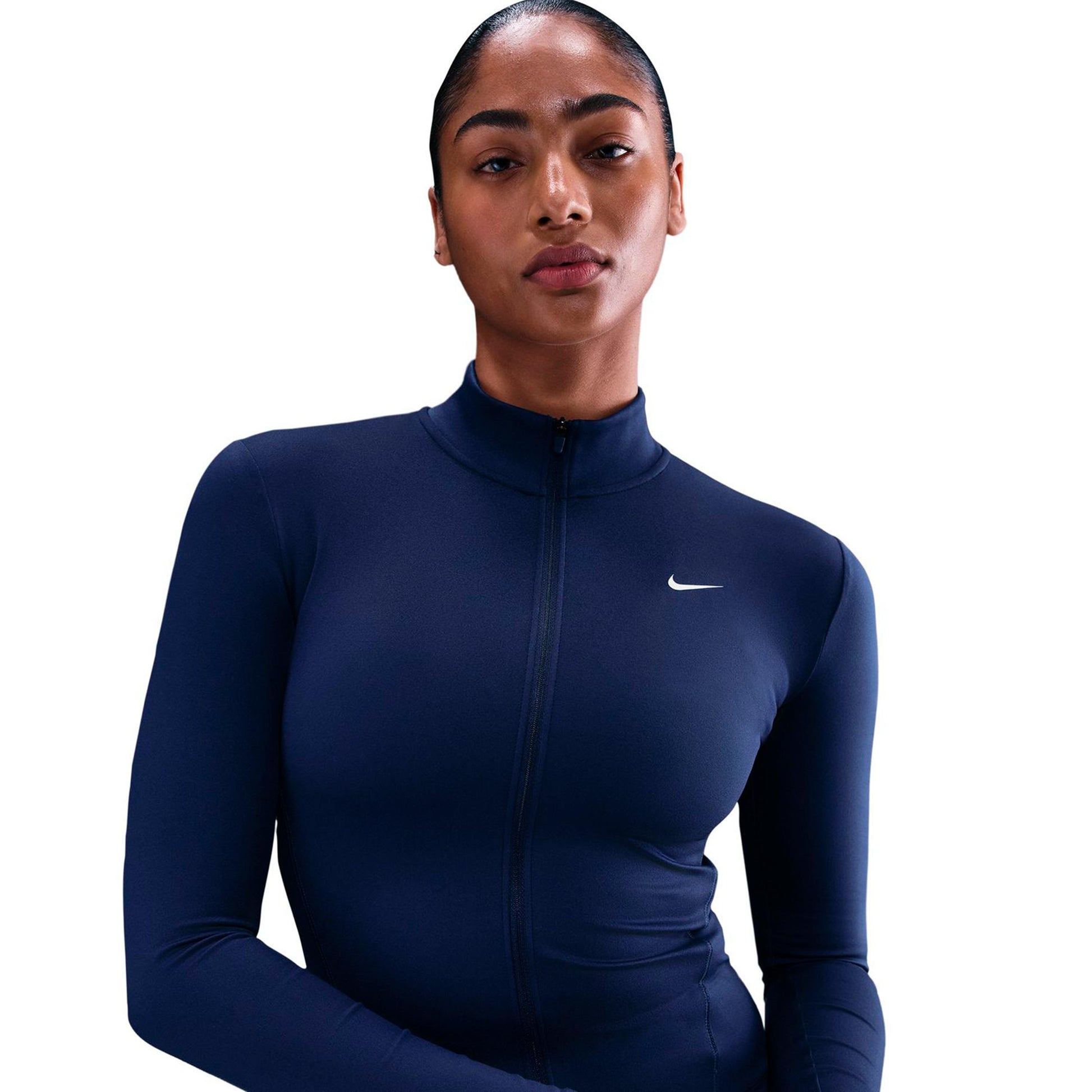 Nike One Fitted Chaqueta de entrenamiento Mujeres - azul oscuro
