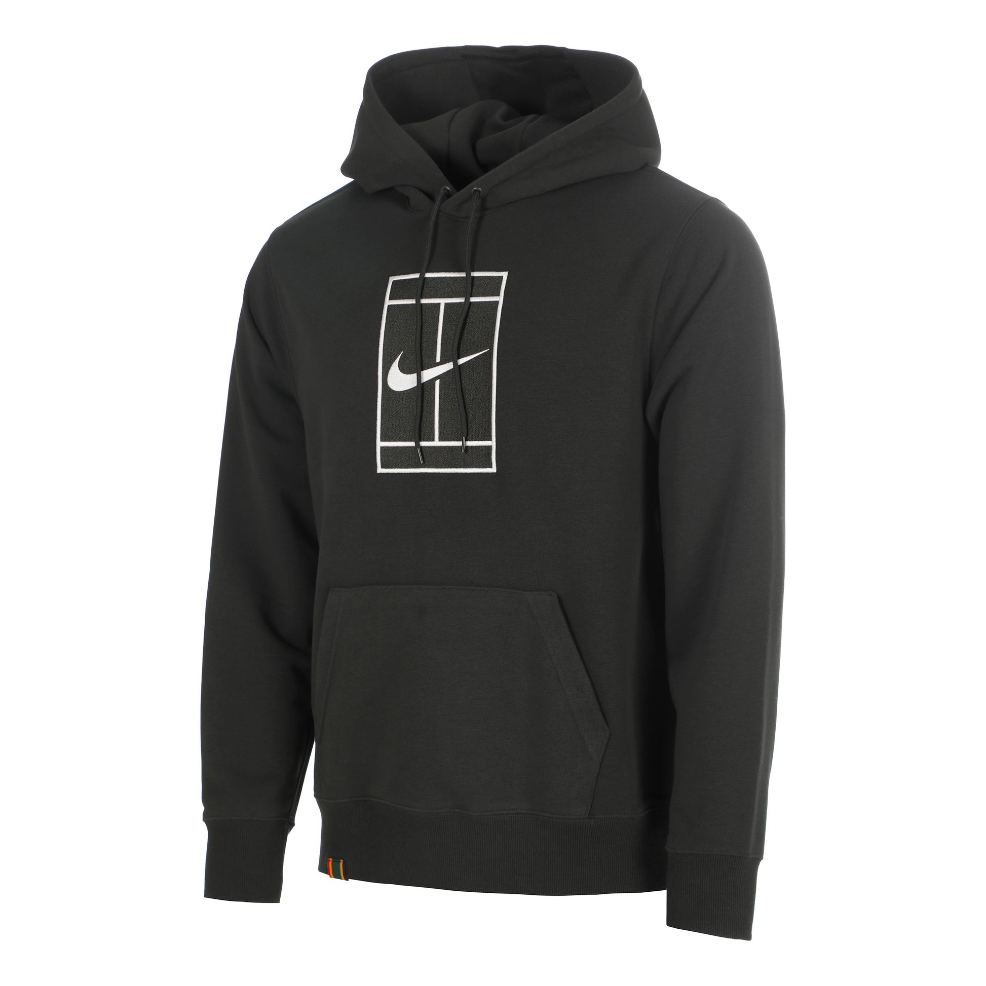 Nike Court Sudadera con capucha Hombres - gris oscuro