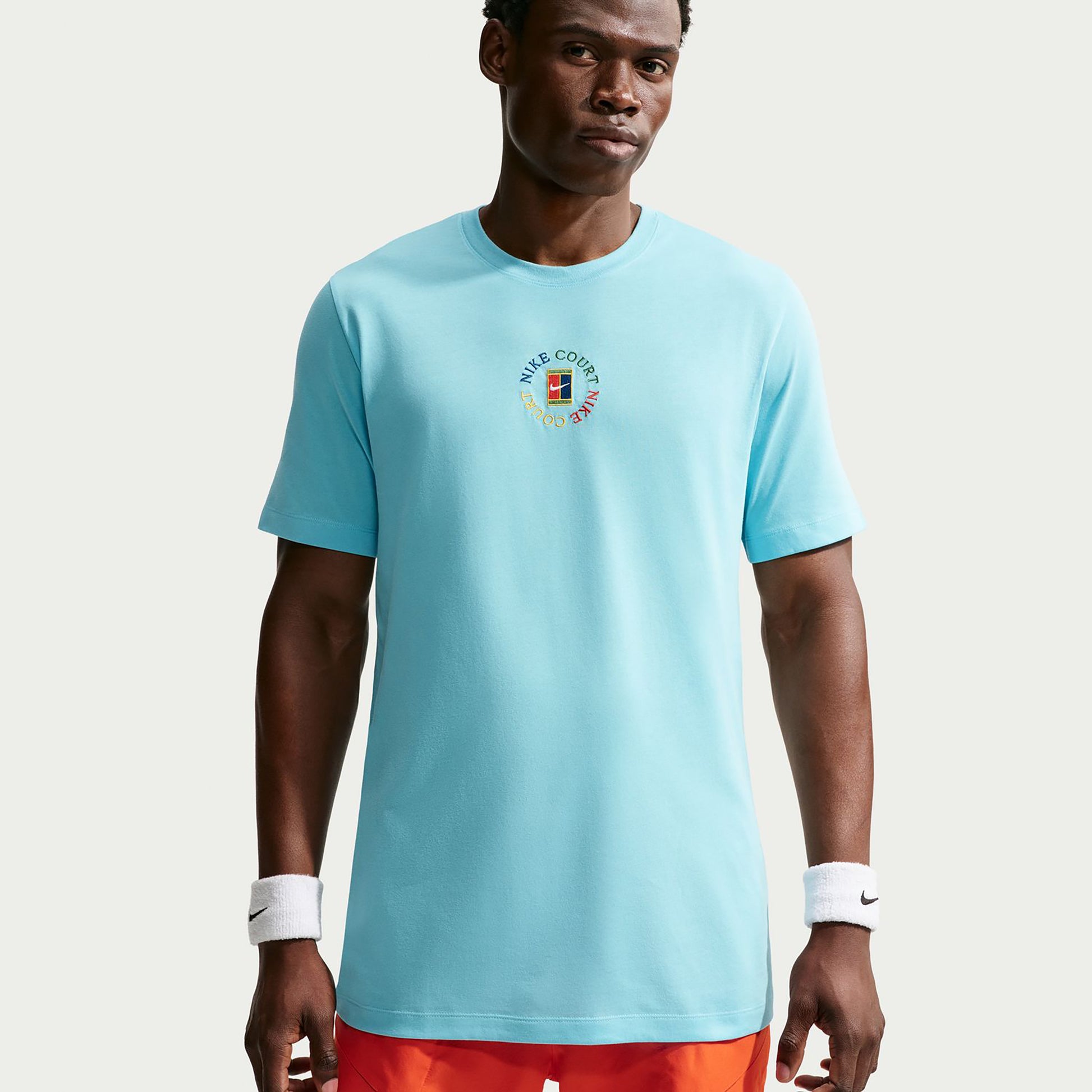 Nike Court Camiseta de manga corta Hombres - turquesa