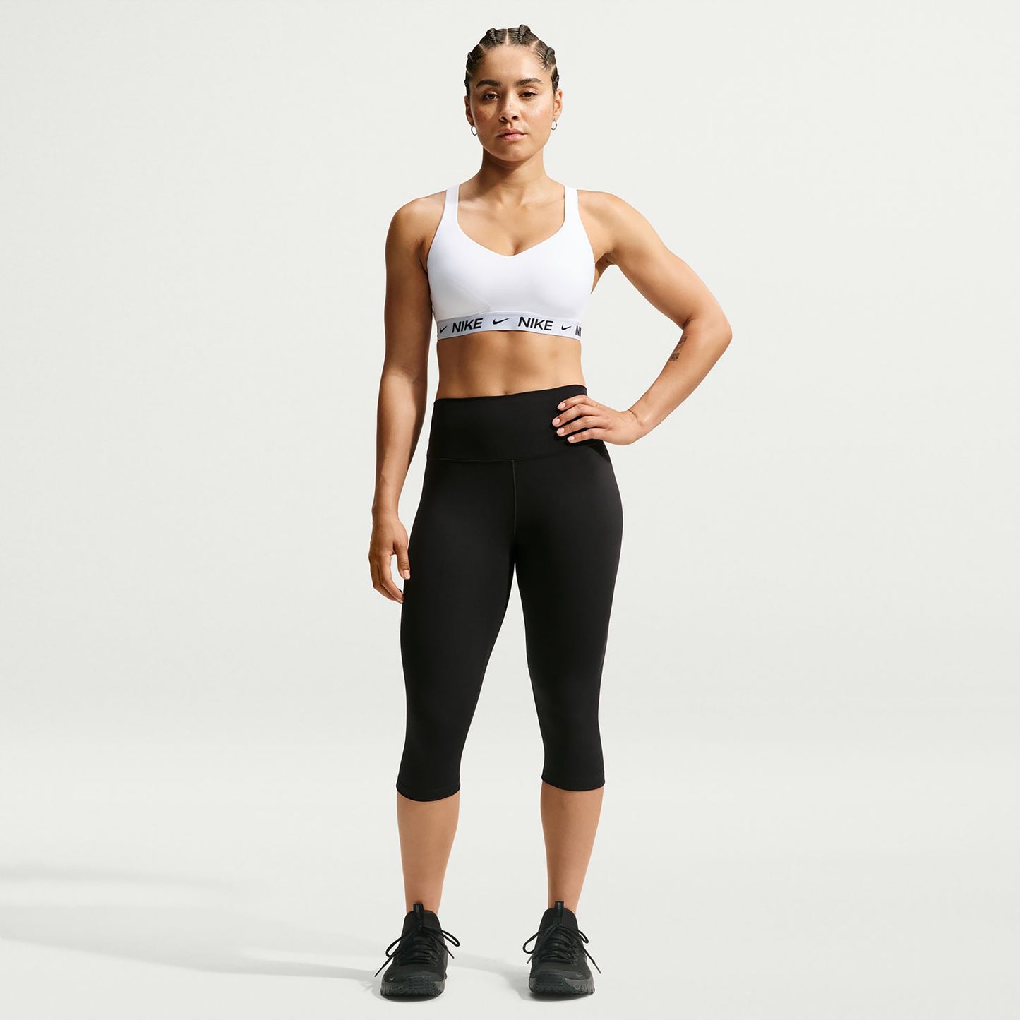 Nike Indy High Support Sujetador deportivo Mujeres - blanco