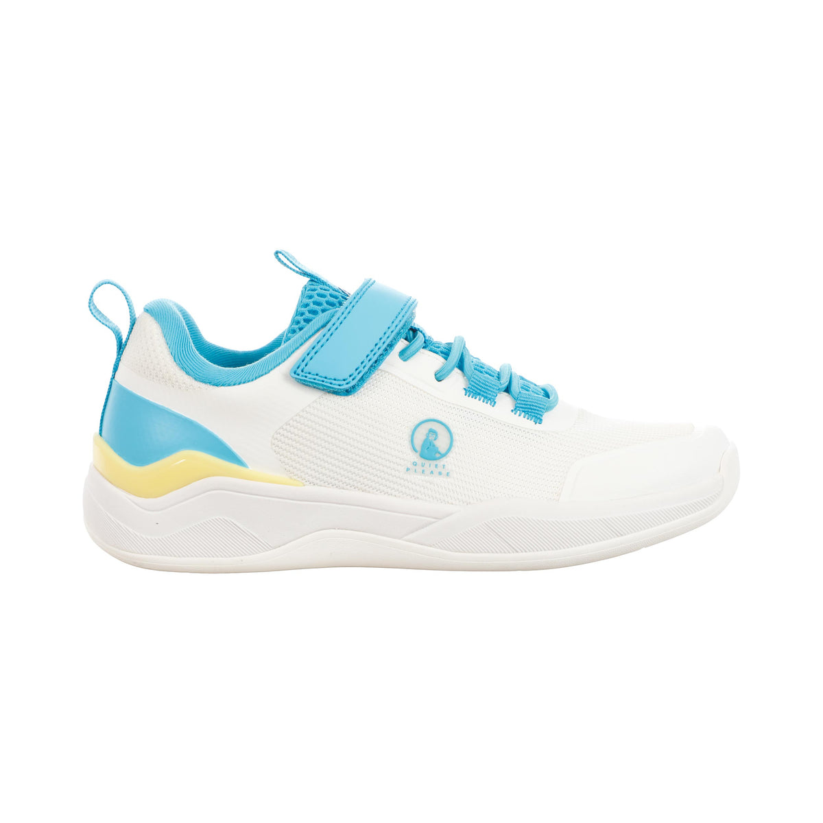 Quiet Please Carpet Champ Zapatilla para pista cubierta Niños - blanco, turquesa