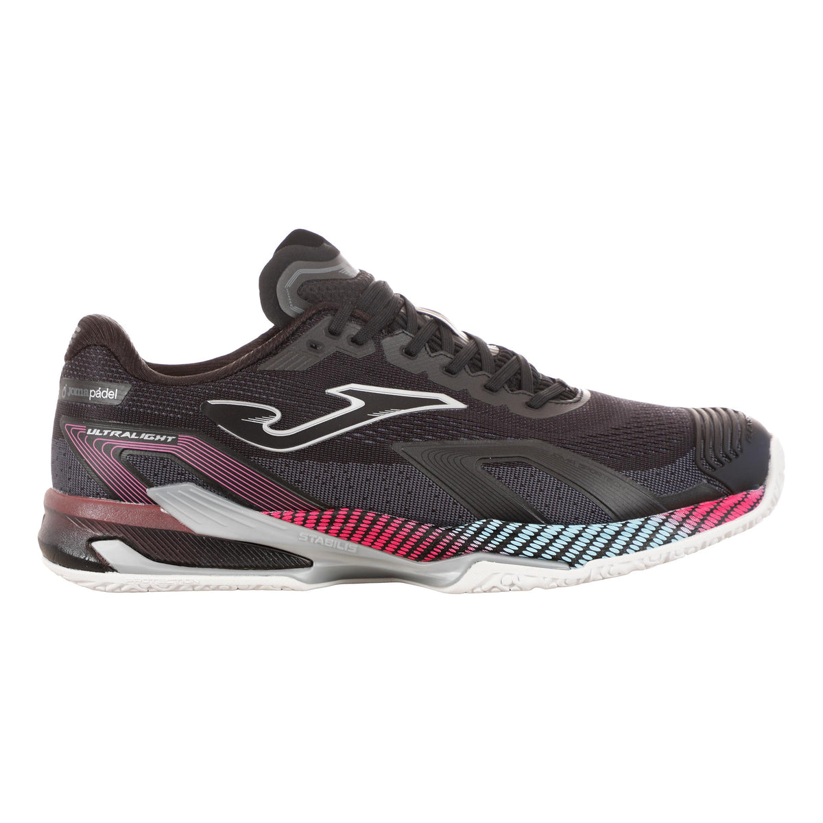 Joma Ultra Light Zapatilla de pádel Hombres - negro, rosa