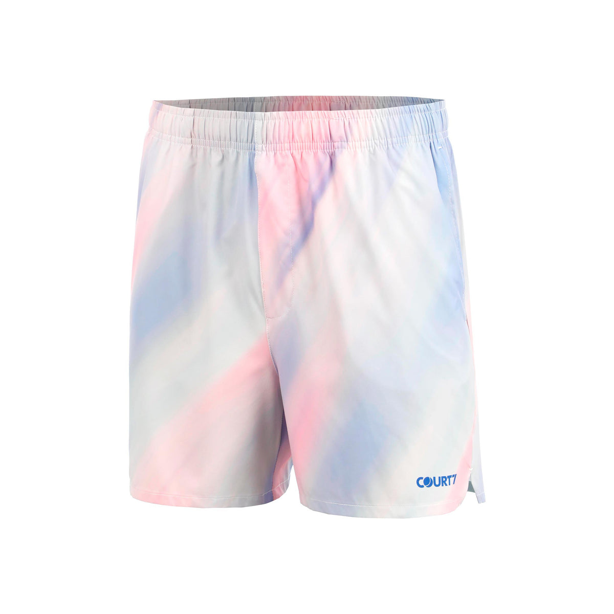 COURT7 Dual Pocket 5in Shorts Hombres - blanco, multicolor