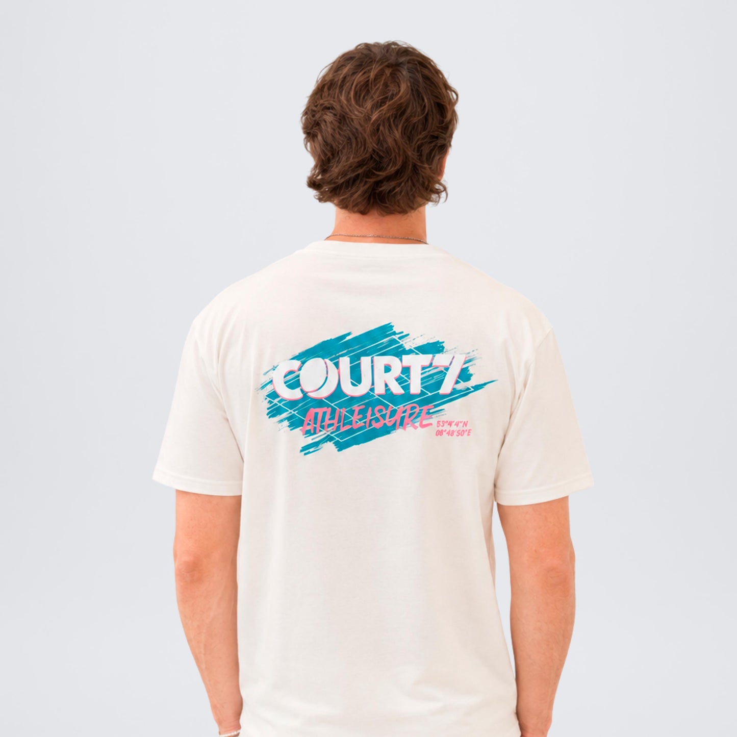 COURT7 AD-IN Camiseta de manga corta Unisex - blanco