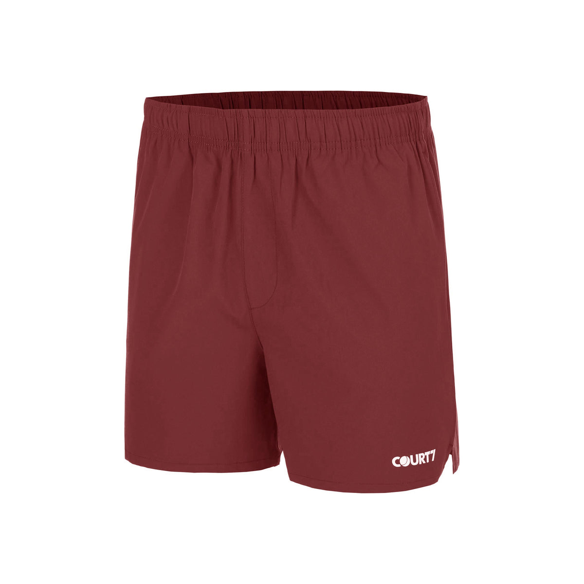 COURT7 Dual Pocket 5in Shorts Hombres - rojo