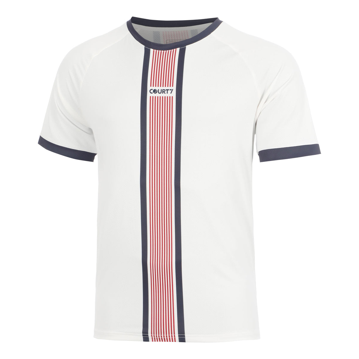 COURT7 Performance Camiseta de manga corta Hombres - blanco roto