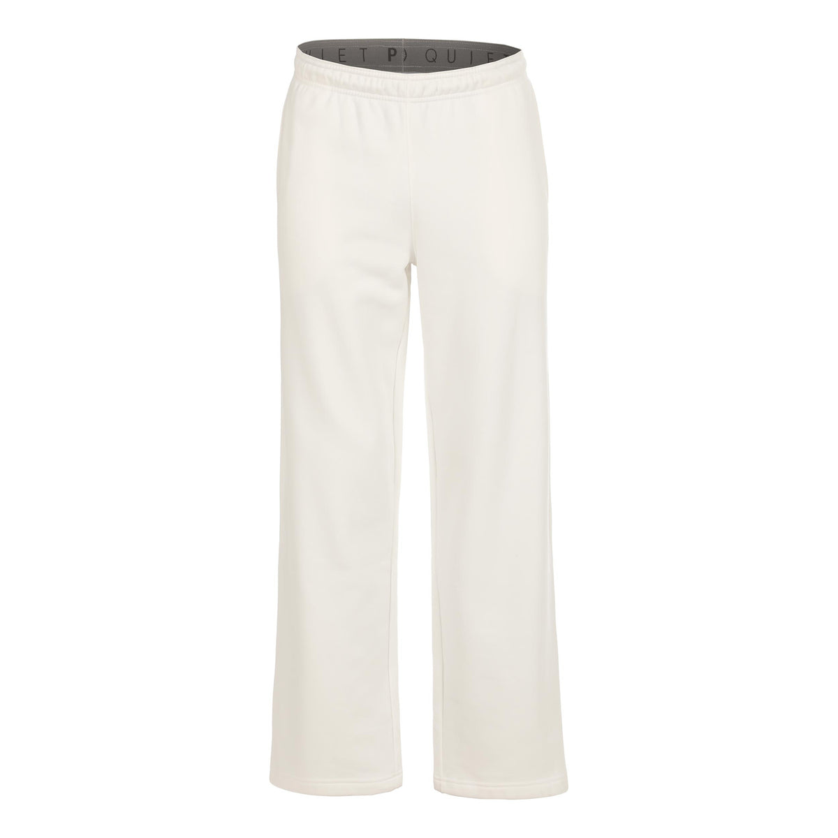 Quiet Please Straight Leg Pantalón de entrenamiento Unisex - crema