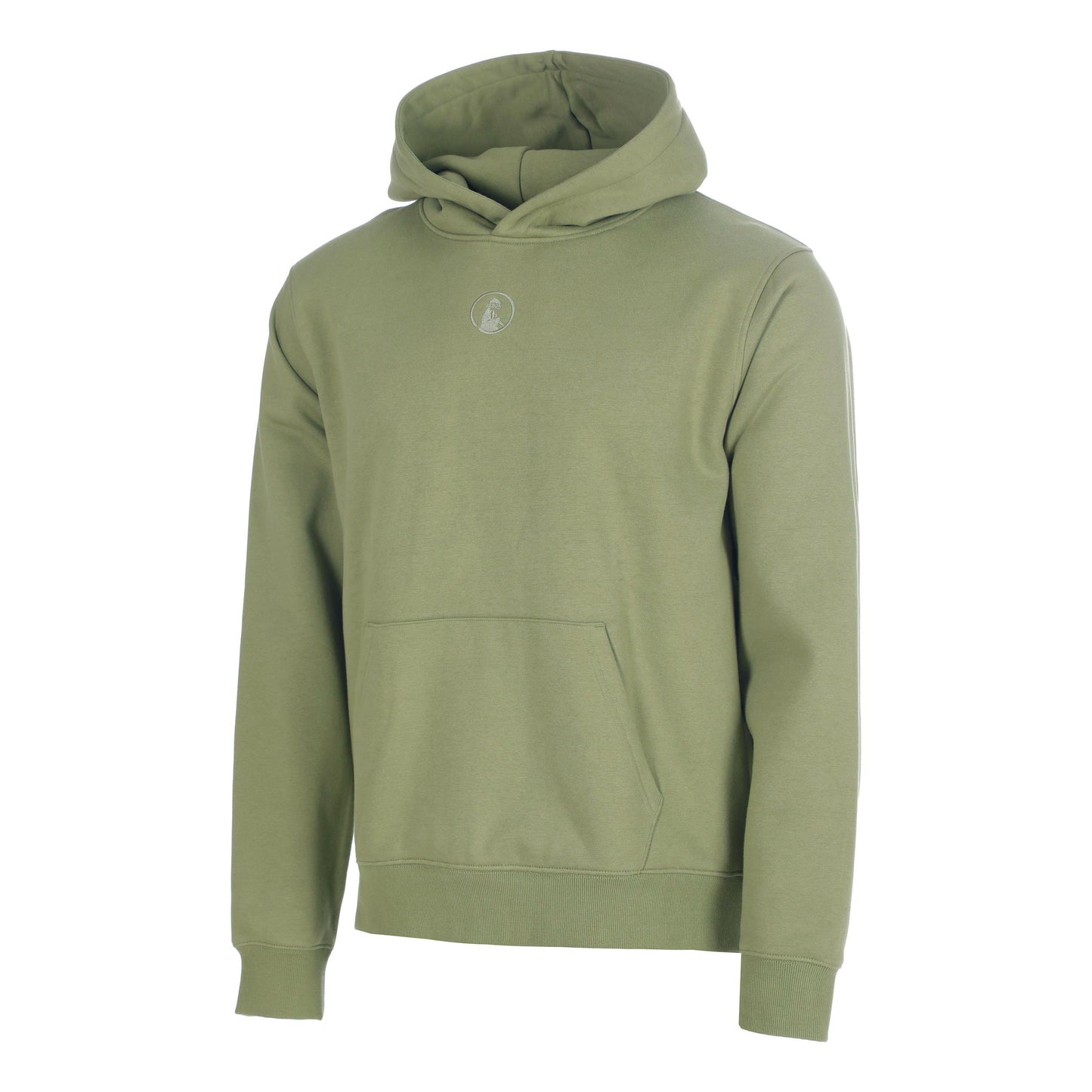 Quiet Please Club House Loose Fit Sudadera con capucha Hombres - caqui