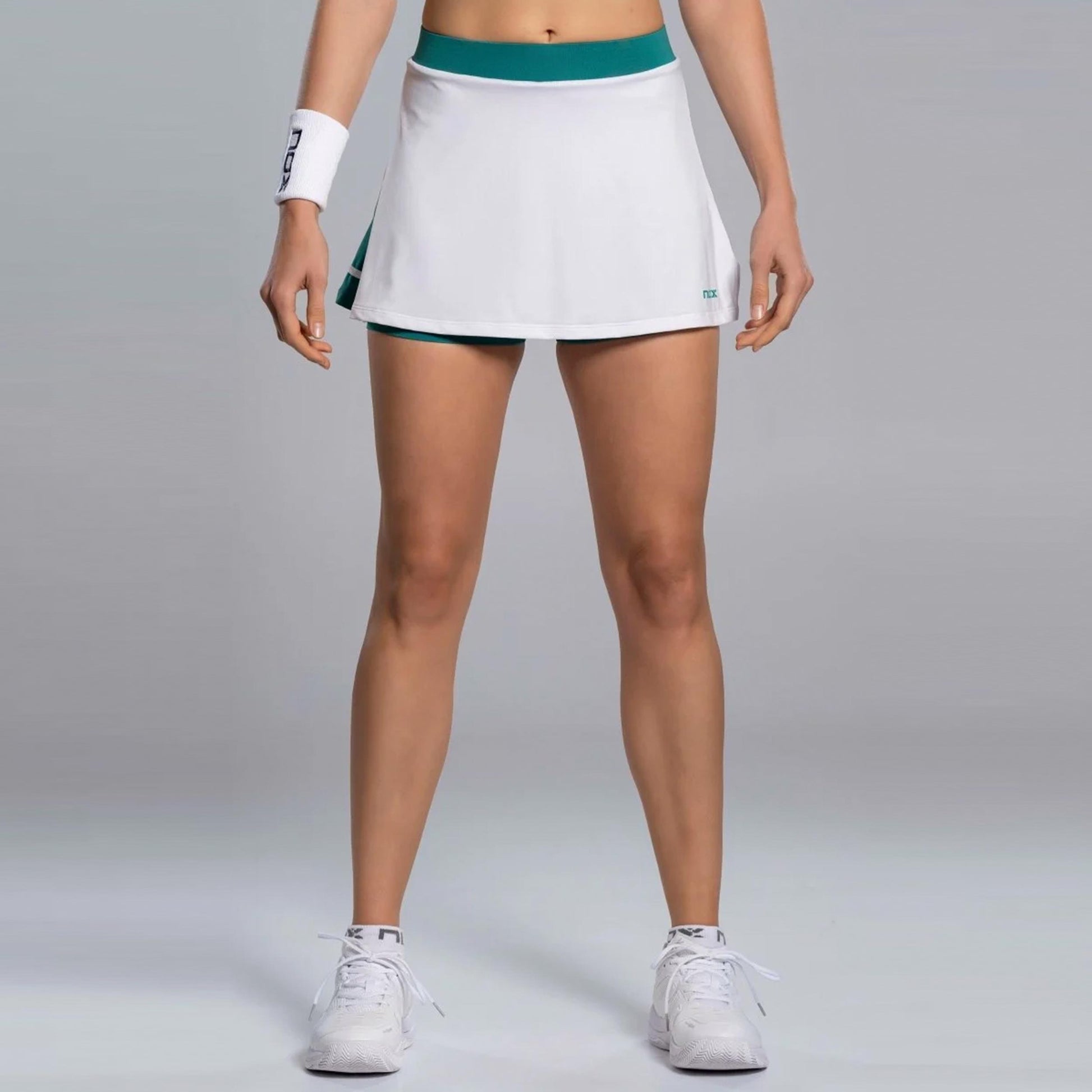 NOX Pro Falda Mujeres - blanco, azul verdoso