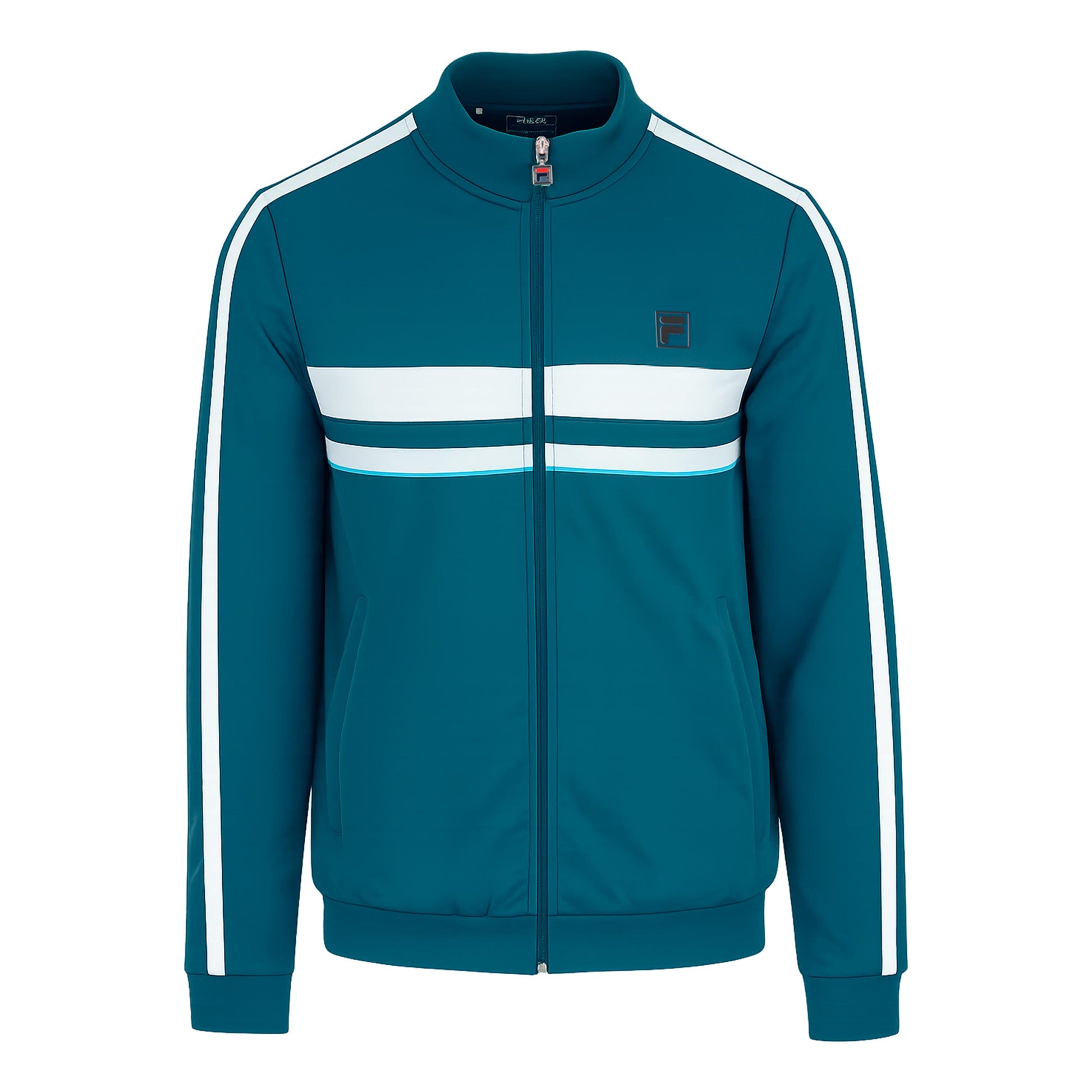 Fila Ned Chaqueta de entrenamiento Hombres - color petróleo, blanco