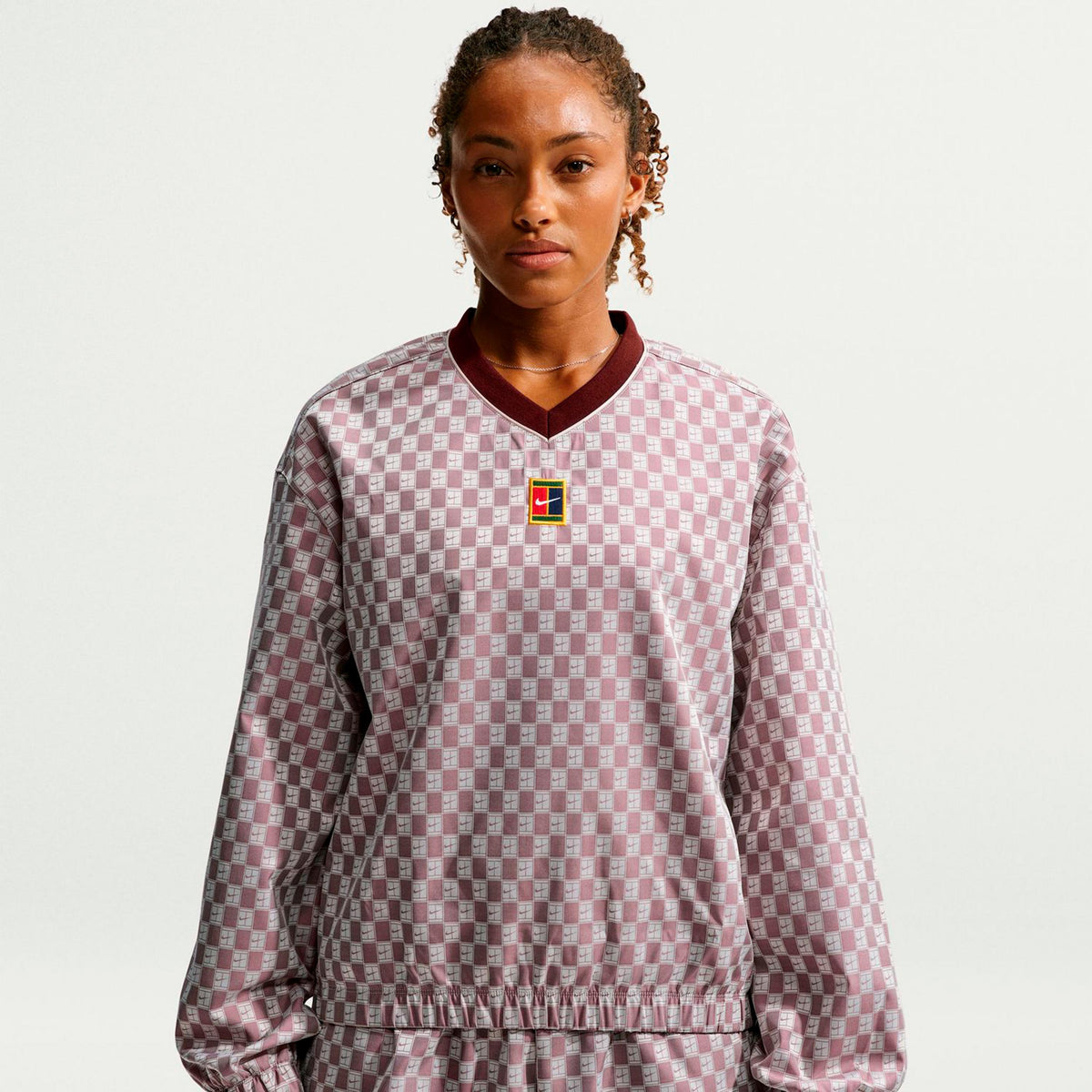 Nike Woven Camiseta de manga larga Mujeres - marrón