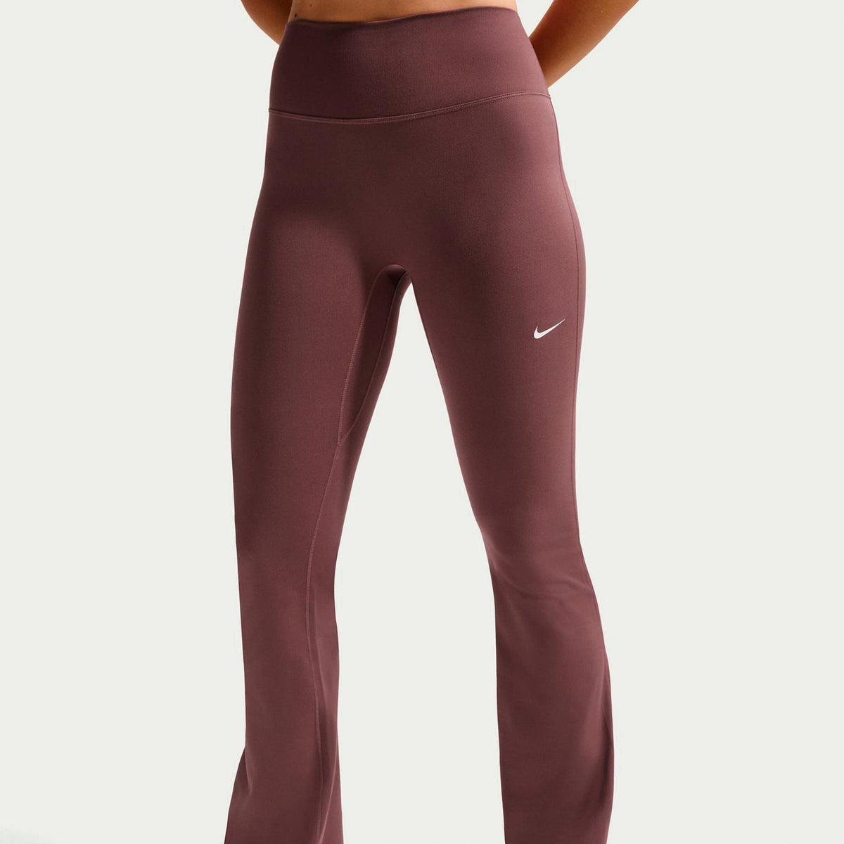 Nike One High Waist Flare Tight Malla Mujeres - malva