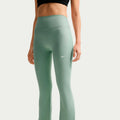 One High Waist Flare Tight Malla Mujeres - salvia