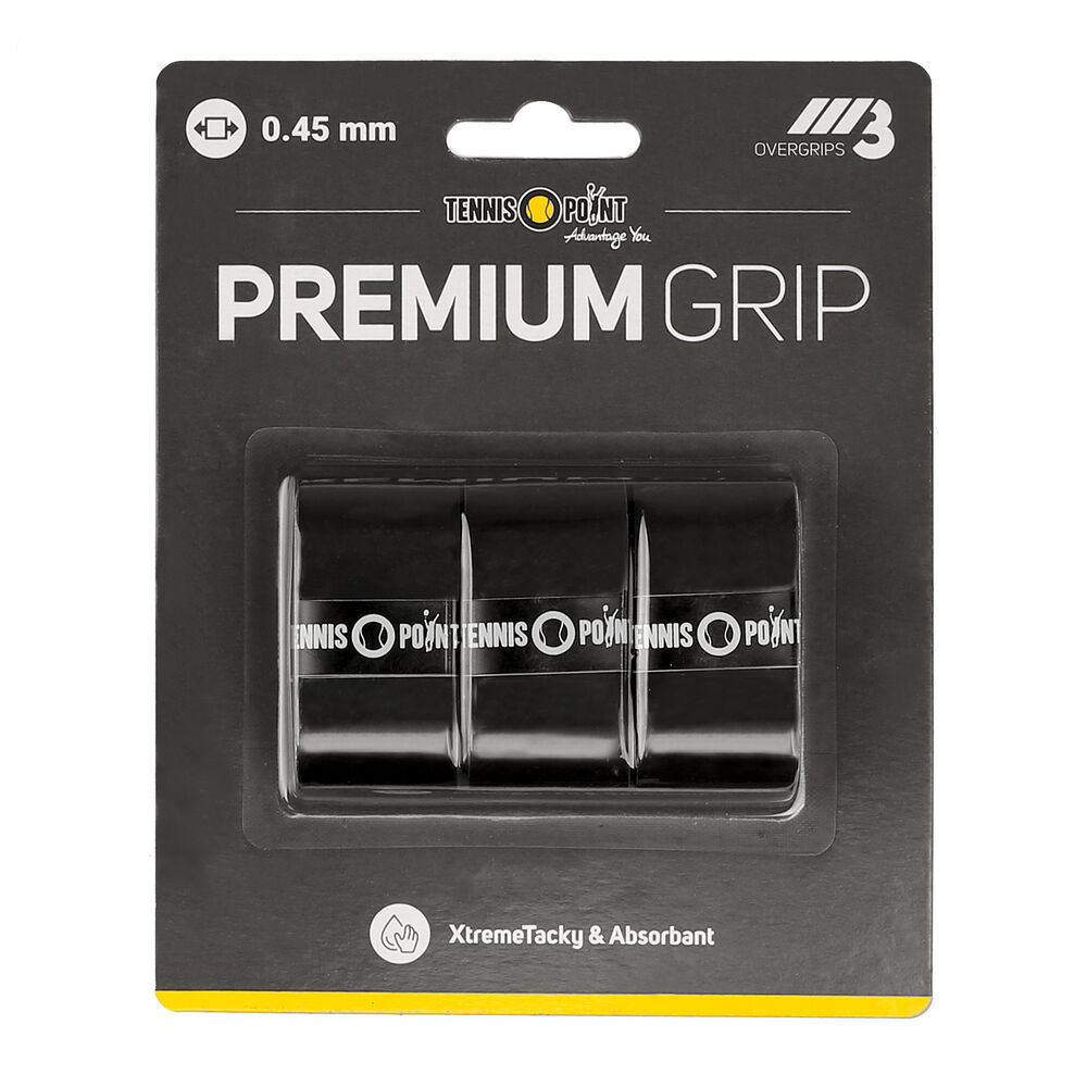 Premium Grip Pack De 3 - Negro