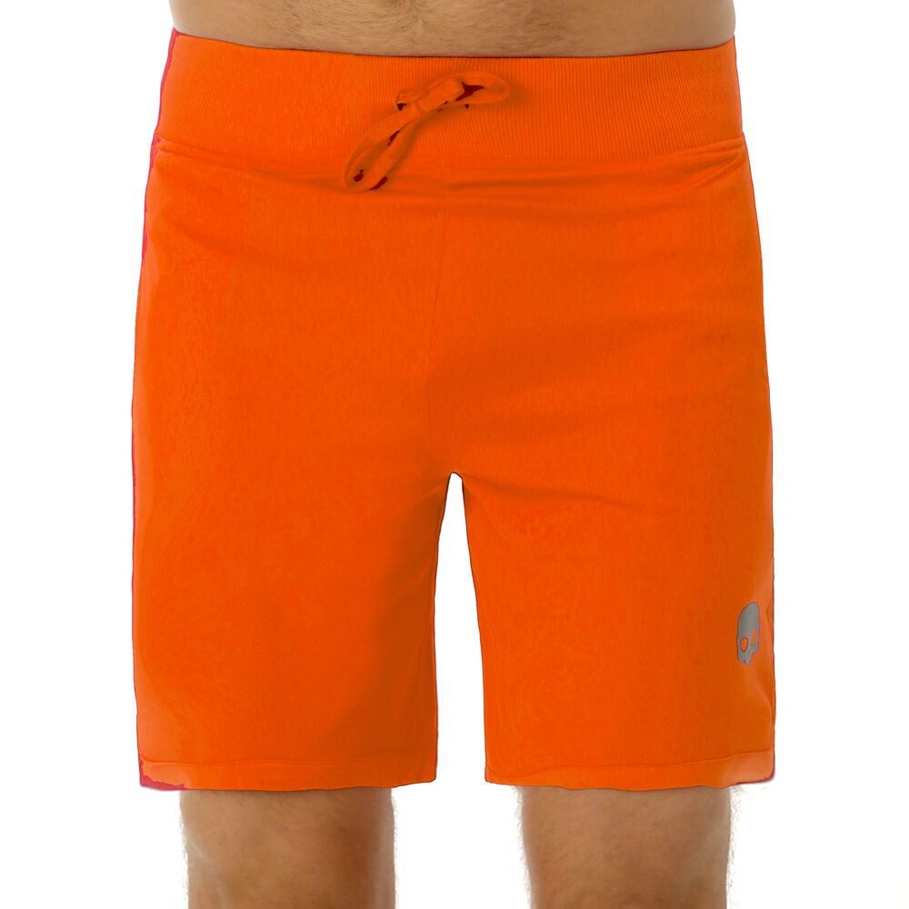 Tech Shorts Hombres - Naranja, Gris