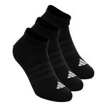 adidas adidas Essentials Low 3P Calcetines de tenis - Pack de 3 Unisex-negro