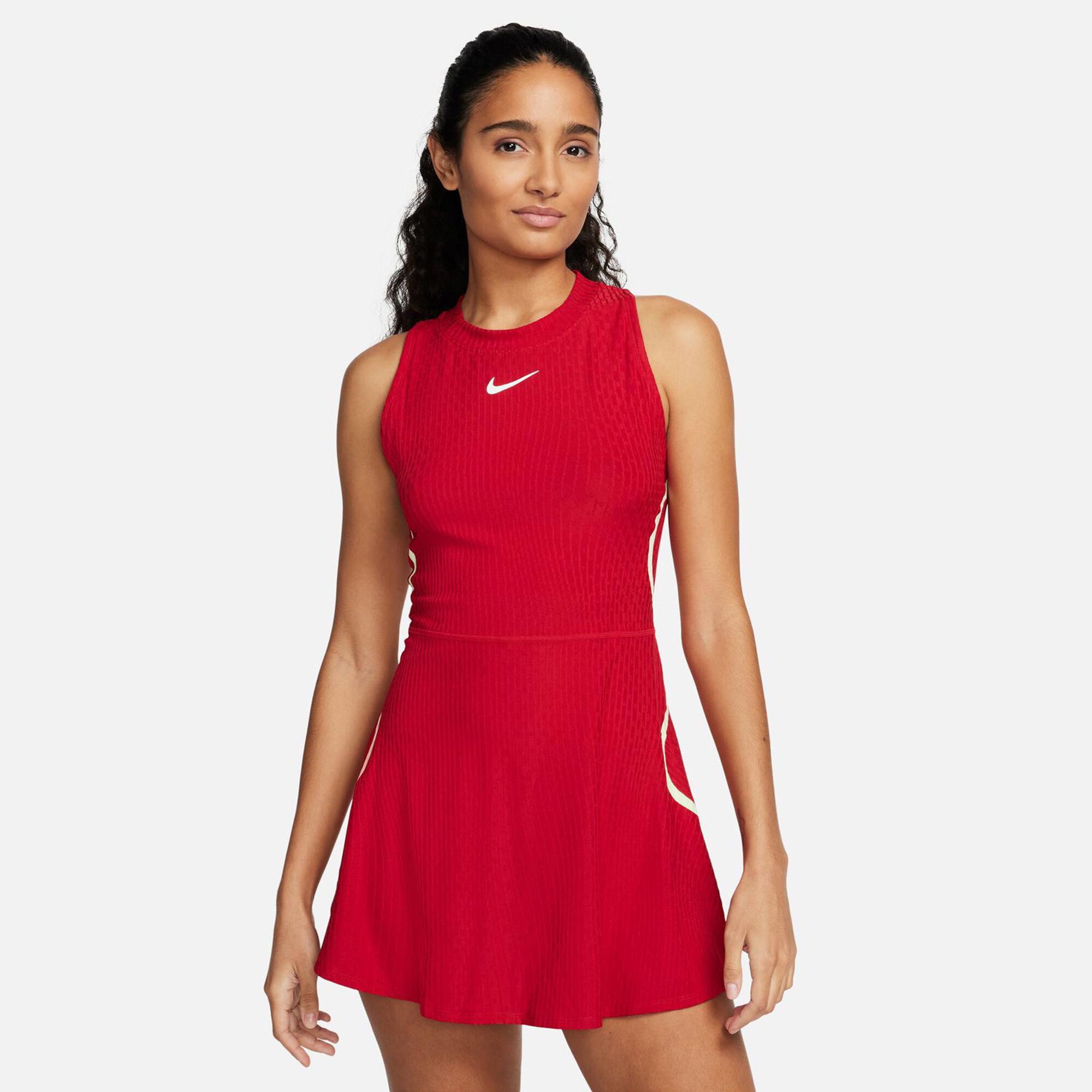 Nike Court Dri-Fit Slam Vestido Mujeres rojo, Tennis-Point