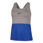 Ropa HEAD HEAD Play Tech Camiseta De Tirantes Mujeres-Azul,Gris