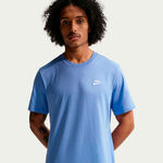 Ropa Nike Nike Sportswear Club Camiseta de manga corta Hombres-azul claro, azul