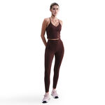 Ropa Nike Nike Dri-FIT One High Rise 7/8 Malla Mujeres - rojo oscuro, 