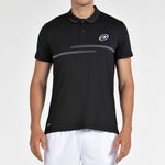 Ropa Bullpadel Bullpadel Menkar Polo Hombres-Negro