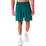 Ropa de tenis ASICS ASICS Match Laser Cut 7In  Shorts Hombres-color petr&oacute;leo