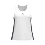 Ropa HEAD HEAD Camiseta De Tirantes Chicas-Azul Oscuro,Blanco