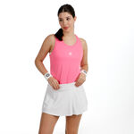 Ropa de tenis BIDI BADU BIDI BADU Crew Racerback Camiseta de tirantes Mujeres-rosa