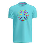 Ropa BIDI BADU BIDI BADU Kaleido Chill Camiseta De Manga Corta Hombres-Turquesa
