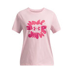 Ropa Under Armour Under Armour Bubble Camiseta De Manga Corta Chicas-Rosa