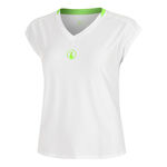 Ropa Quiet Please Quiet Please Wild Volley Camiseta De Manga Corta Mujeres-Blanco,Verde Neón