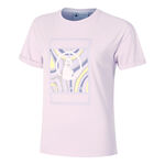 Ropa Quiet Please Quiet Please Mind Swirl Court Camiseta De Manga Corta Mujeres-Morado,Multicolor