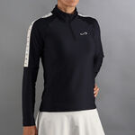 Ropa Endless Endless Kirsch Iconic Ii Camiseta De Manga Larga Mujeres-Negro,Dorado