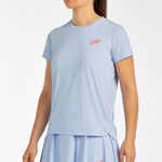 Ropa Bullpadel Bullpadel Chamuy Camiseta De Manga Corta Mujeres-Azul